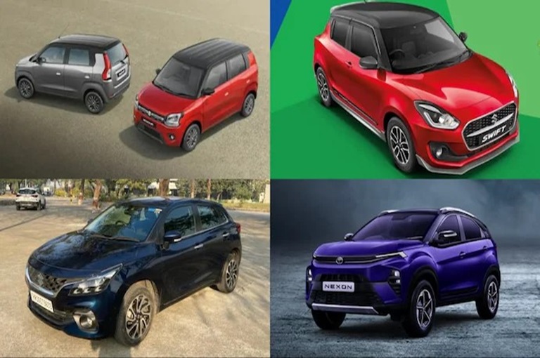 The WagonR, Baleno, Swift and Nexon emerged as the toppers in FY24.