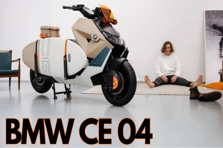 CE 04 is BMW's premium electric scooter.