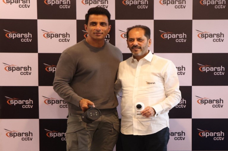 L-R_Actor Sonu Sood & Sanjeev Sehgal, Founder & CEO, Sparsh CCTV