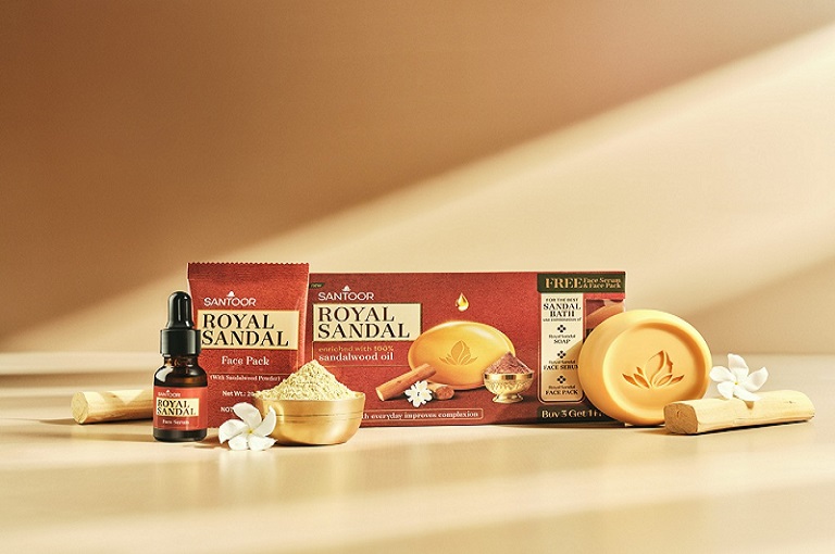 Santoor Royal Triple Sandal Pack