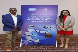 [L to R - Rajendran S, Chief marketing Officer at ORRA Fine Jewellery_ Aditi Sharma, Regional Vice President - Retail and Consumer Goods Industry, at Salesforce India] (2)